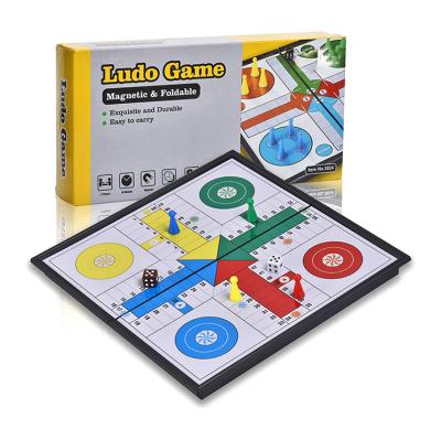 China Wholesale Cheap Eco-friendly Mini Plastic Ludo Chess Travel Game Board Set For Kids And Adults for sale