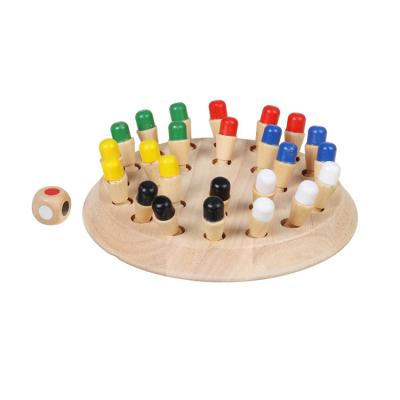 China Wholesale Eco-Friendly Wooden Educational Smart Memory Match Chess Game Toys For Brain Development for sale