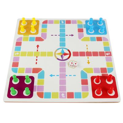 China Eco-friendly newcomers high quality two in one Chinese chess and plane chess for toddlers early education for sale