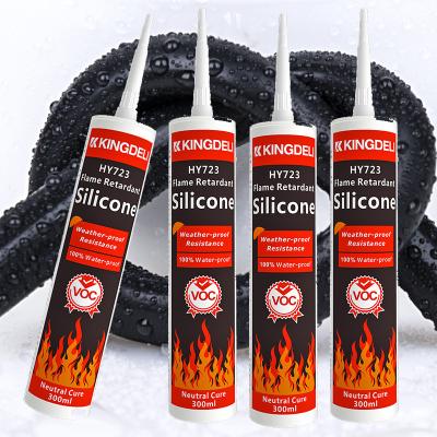 China One Component Neutral Weatherproof Silicone Sealant For Glass Aluminum for sale