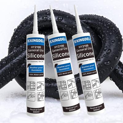 China 280ml 300ml One Component Neutral Cure Silicone Sealant For Glass Window for sale