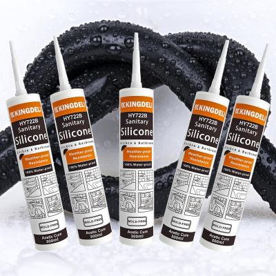 China OEM Acetic General Purpose Silicone Sealant , Construction Weatherproof Sealant for sale