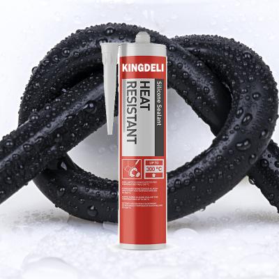 China Sellante negro del silicón de la masilla, pegamento impermeable 300ml para el acuario en venta