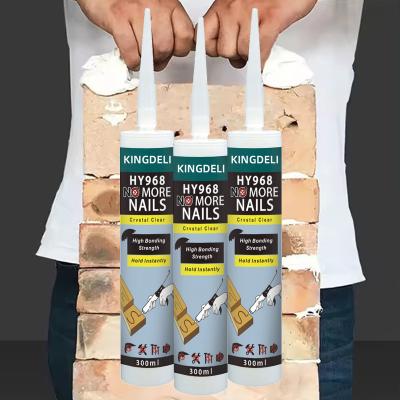 China Multipurpose MS Polymer Nail Free Adhesive Sealant Liquid Nails Glue for sale