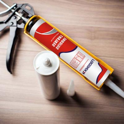 China 280ml Weatherproof Silicone Sealant Caulk Neutral Curing MSDS Certified for sale