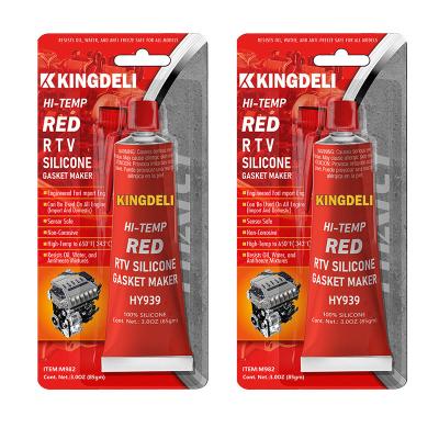 China Hoge flexibiliteit 85 g RTV gasket maker Silicone afdichtingsmiddel lijm voor binding Te koop