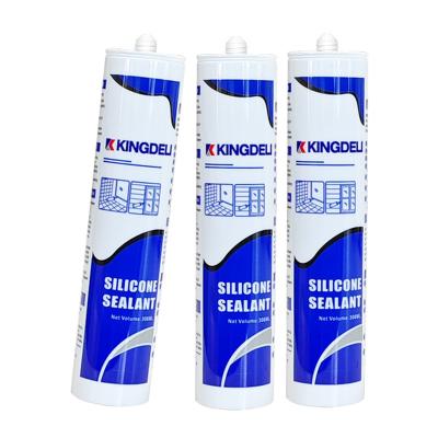 China Oem 280 ml Neutraal Transparent Construction Sealant Silicone Eencomponent Kleefmiddel Sealant Te koop