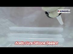 water resistant acetic cure silicone sealant clear glass rtv adhesive sealant