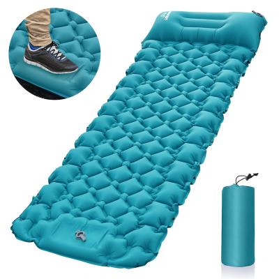 China Convenient Portable Ultralight Folding TPU Sleeping Air Cushion Outdoor Waterproof Inflatable Camping Mattress for sale