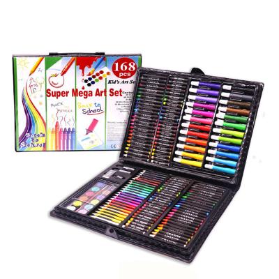 China DIY Kids Dyed Toys Colored Pencil 168 PCS Kids Painting And Crafts Supplies Drawing Toys Stationery Mega Art Set Pencils For Children for sale