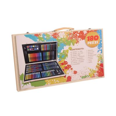 China DIY Kids Dyed Toys Children Art Supplies Paint Set Plastic Box Packing 42 PCS DIY Drawing Set Kids Art Set Great Gift for Kids Christmas Gift for sale