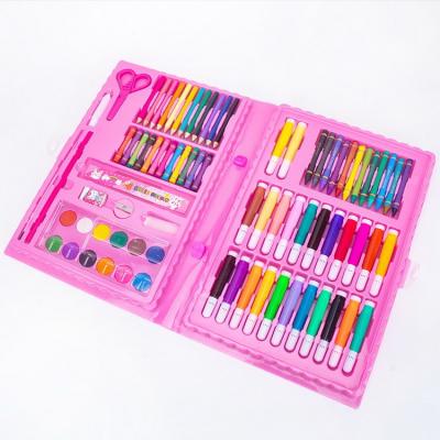 China DIY Kids Dyed Toys Wholesale 86Pcs prismacolor artists artistic crayon pastel pencil drawing kids stationery case art sets for sale