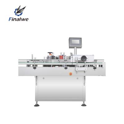 China China factory automatic food tube labeling machine wet paper tube glue labeling machine for sale