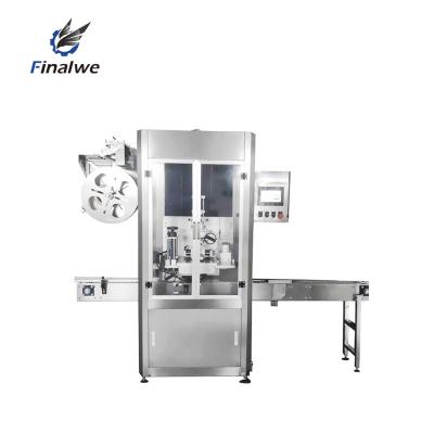 China Full Automatic Food Good Price Bottle Neck Sleeve Lableiing Sealing Machine Production Line for sale