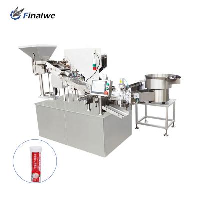 China Bottle Effervescent Tube Food Vitamin C Tablet Filling Packing Machine for sale