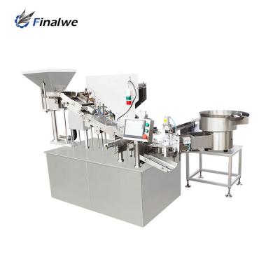 China Effervescent Food Vitamin C Tablets Cap Bottle Counting Filling Machine for sale