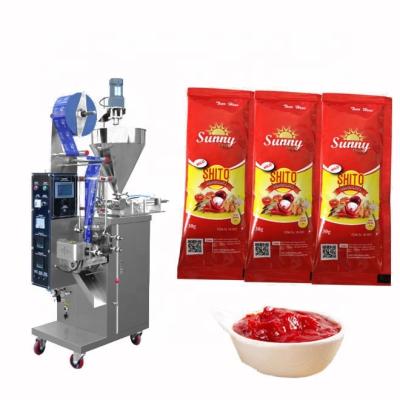 China Automatic Vertical Pouch Small Liquid Plastic Bag Packing Sachet Food Sauce Filling Machine for sale