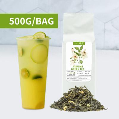 China Loose Tea Jasmine Green Tea With Molly Flower Loose Leaf Bubble Tea Dry Materials for sale