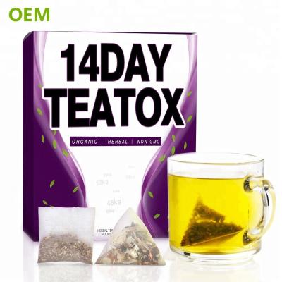 China Herbal Vitamins OEM No Side Effects Fat Burner Detox Tea Weight Loss Fat Removal Fast Go Slim Beauty Tea With Private Label for sale