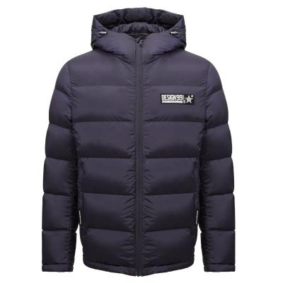 China QUICK DRY Men's Down Jacket Sports Winter Outdoor Jacket Reduce Hooded Warm Polyester Down Coats for sale