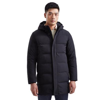 China [TANBOER-TA211671] Anti-wrinkle [TANBOER-TA211671] Long Style Winter Stripper Bomber Duck Down Jacket For Men With Hood for sale