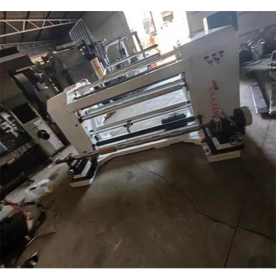 China Food Fully automatic bopp adhesive tape making slitting machine manufacturer carton sealing tape slitter machine for sale