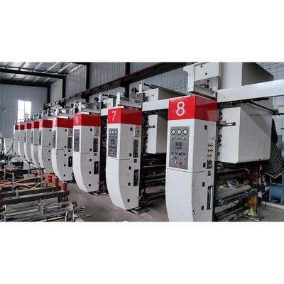 China Building Material Shops Gravure Printing Machine China 300 Speed 6 Colors And Cylinder For Gravure Printing Machine for sale