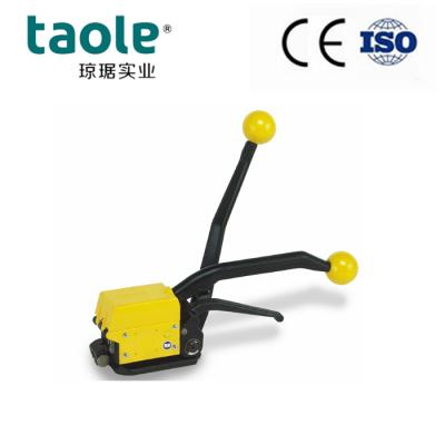 China A333 Manual Combination Sealless Machine Steel Strapping Steel Banding Machine Without Buckle For 13-19MM for sale