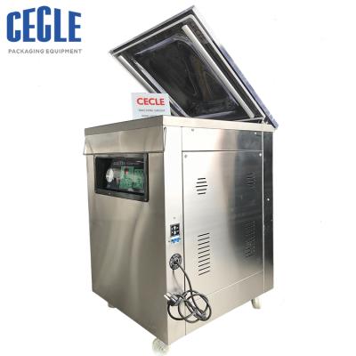 China GARMENT DZ600N Single Vacuum Pit Vacuum Nitrogen Filling Packing Machine Fresh Food Saver Vacuum Bag Sealer for sale