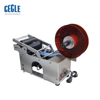 China L-50 Food Manual Used Bottle Labeling Machine for sale