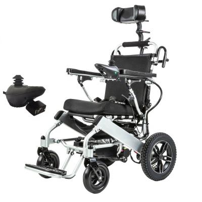 China KSM-601P Lightweight Folding Electric Power Wheelchair for Disabled Rehabilitation Therapy Supplies Extra Wide Seat Wheelchair for sale