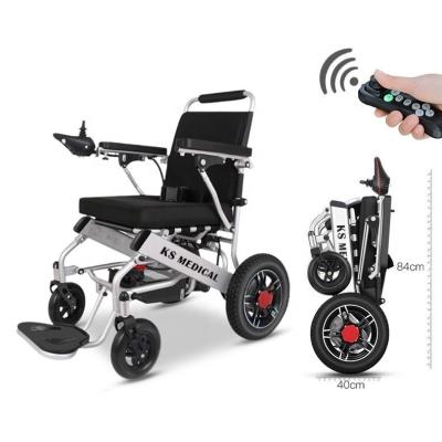 China KSM-601 Hot sell product ultra lightweight foldable electric wheelchairs scooter easy to drive with cheaper price for sale