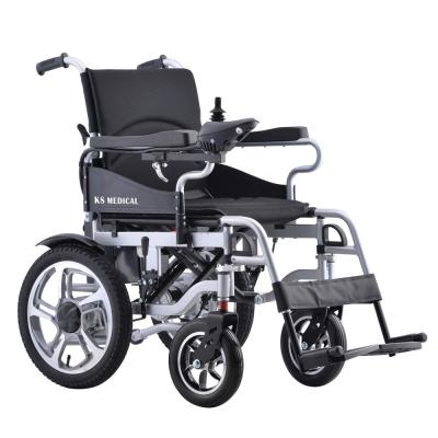 China KSM-501P High quality Foldable Electric Wheelchair Motorized Power Wheelchairs for elderly people disabled wheelchair for sale