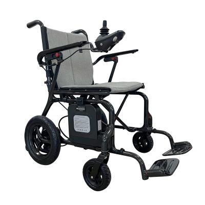 China KSM-507 15kg New Folding Lightweight Carbon Fiber Frame Ultralight Electric Wheelchair with Carbon Fiber Tire for Travel for sale