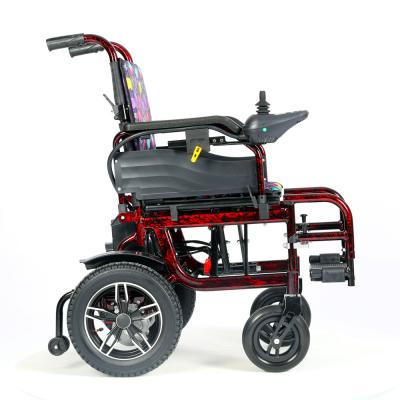 China KSM-503C Automatic High Power of Motor Steel Children Wheelchair Buy Small Electric Light Weight Aluminum Wheelchair Foldable for sale