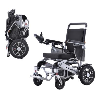 Cina Lightweight Powered Electric Foldable Wheelchair KSM-606 For Adults in vendita