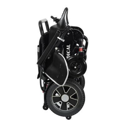 China Ultra 500W Electric Foldable Wheelchair Motor Exclusive Lightweight zu verkaufen