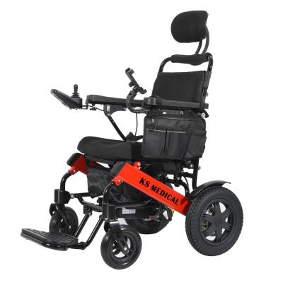 Κίνα Remote Folding Power Wheelchair Portable For Adults Seniors 4 Wheels προς πώληση