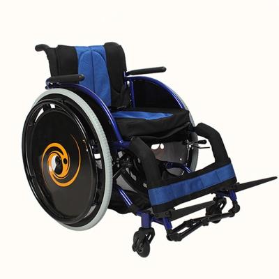 China KSM- 221 Basketball wheel chair factory price streamlined design lightweight manual sports wheelchair for disabled for sale