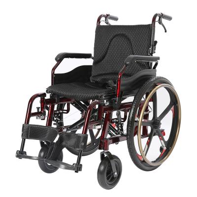 Cina Portable Folding Lightweight Wheelchairs KSM-201Plus With Quick Release Tire in vendita