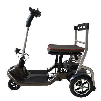 China KSM-907 Foldable Elderly Electric Scooter Brushless Motor Lightest only 19kgs 3 Wheels Electric Mobility Scooter for sale