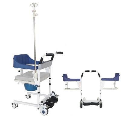 中国 KSM-206 Hydraulic Transfer Chair Patient Lift Chair With Commode Hole 販売のため