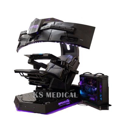 China KSM-GC4 Luxury Massage RGB Gaming Chair Gamer White Gaming rgb Light Sillas Gaming Chair zu verkaufen