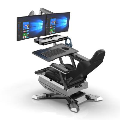 China Ergonomic Gaming Desk Chair Cockpit Office Computer Reclining Chair Te koop