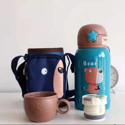 China Sustainable Cute 316 Stainless Steel Cup Cartoon Cup Children's Portable Kettle For Pupils for sale