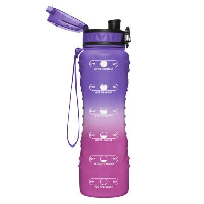 China 1000ml Amazon viable hot sale sport tritan water bottle with flip top lid for sale