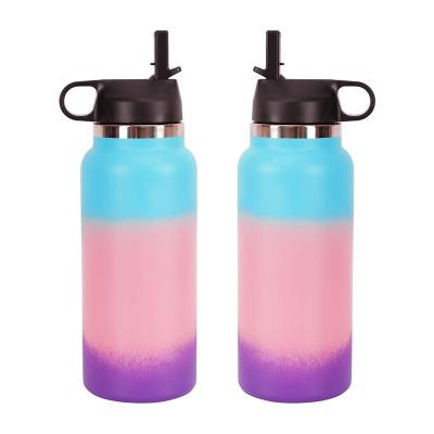 China Viable Most Popular Stainless Steel Vacuum Water Bottle Portable Flask Stainless Steel Custom Water Flask For Standing for sale