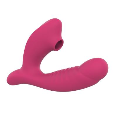 China With Sucking And Vibrating Drop Shipping Adult Sex Toys Vibrator Sex Machine With Vibrating And Sucking For Women G Spot And Clitoris for sale