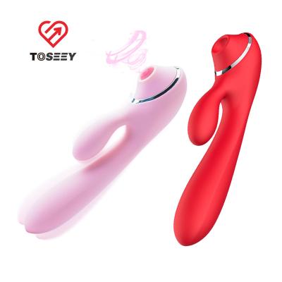 China 2 1 Nipple Vagina Stimulator 2022 New 3 in1 Wholesale Vibration Clitoris Sucking and Sucking Dildo Sextoy Vibrator for Women for sale