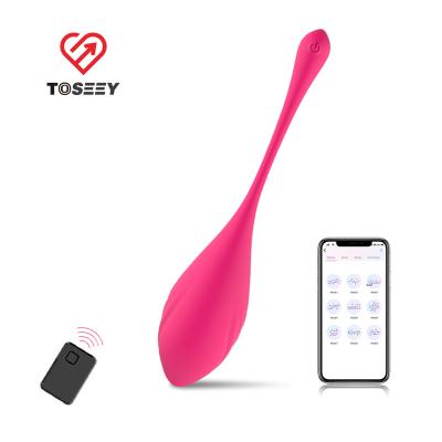 China Portable 9 Vibration Frequency Remote Control Vibrator New With APP Sex Toy Wearable Vibrating Anal Vibrator For Women for sale